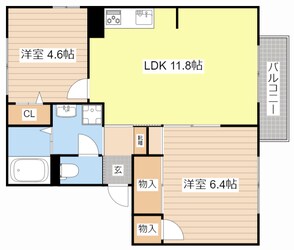 きぬがさ　２１の物件間取画像